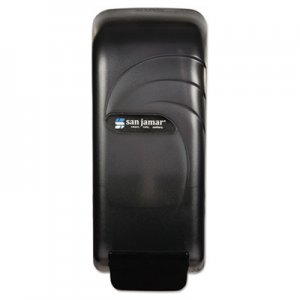 San Jamar Oceans Universal Liquid Soap Dispenser, 800 mL, 4.5 x 4.38 x 10.5, Black SJMS890TBK S890TBK