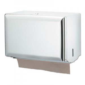 San Jamar Singlefold Paper Towel Dispenser, 10.75 x 6 x 7.5, White SJMT1800WH T1800WH