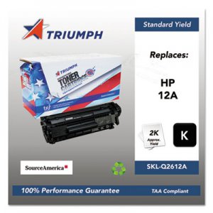 Triumph Remanufactured Q2612A (12A) Toner, 2000 Page-Yield, Black SKLQ2612A SKL-Q2612A