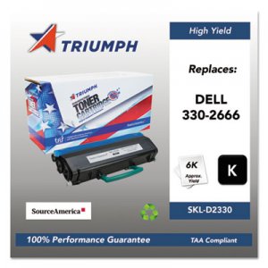 Triumph Remanufactured 330-2666 High-Yield Toner, 6000 Page-Yield, Black SKLD2330 SKL-D2330