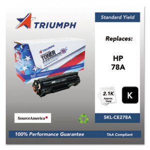 Triumph Remanufactured CE278A (78A) Toner, 2100 Page-Yield, Black SKLCE278A SKL-CE278A