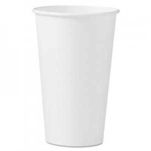 Dart Polycoated Hot Paper Cups, 16 oz, White SCC316W 316W-2050