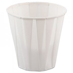 Dart Paper Medical and Dental Treated Cups, 3.5 oz, White, 100/Bag, 50 Bags/Carton SCC450 450-2050
