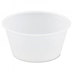 Dart Polystyrene Portion Cups, 3.25 oz, Translucent, 250/Bag, 10 Bags/Carton DCCP325N P325N