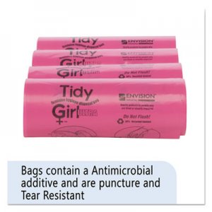 Tidy Girl Feminine Hygiene Sanitary Disposal Bags, 4" x 10", Natural, 600/Carton STOTGUF TG-7514P10