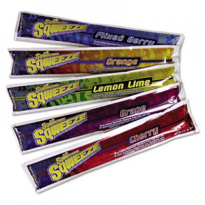 Sqwincher Sqweeze Freeze Pops, Assorted Flavors, 3 oz Packets, 150/Carton SQW159200201 159200201