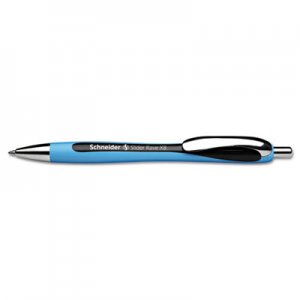 SchneiderA Rave XB Retractable Ballpoint Pen, 1.4 mm, Black Ink, Blue/Black Barrel RED132501 132501