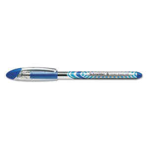 SchneiderA Slider Stick Ballpoint Pen, 1.4 mm, Blue Ink, Blue/Silver Barrel, 10/Box RED151203 151203