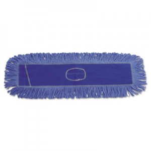 Boardwalk Dust Mop Head, Cotton/Synthetic Blend, 36 x 5, Looped-End, Blue BWK1136