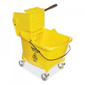 Boardwalk Pro-Pac Side-Squeeze Wringer/Bucket Combo, 8.75gal, Yellow BWK2635COMBOYEL 3485205