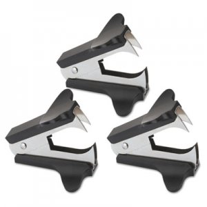 Universal Jaw Style Staple Remover, Black, 3 per Pack UNV00700VP