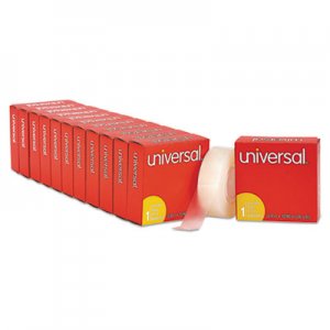 Universal Invisible Tape, 1" Core, 0.75" x 36 yds, Clear, 12/Pack UNV83436VP