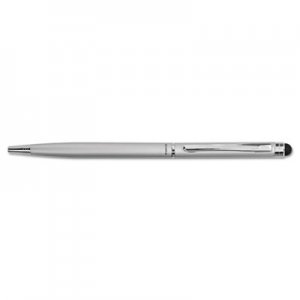 Zebra StylusPen Twist Ballpoint Pen/Stylus, Silver ZEB33161 33161