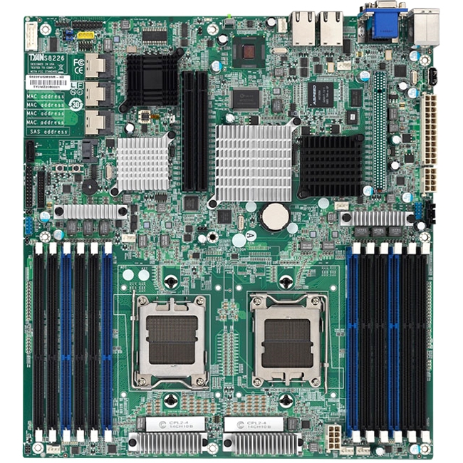 Tyan Tyan S8226 Server Motherboard Server Motherboard - AMD SR5690 Chipset - Socket C32 LGA-1207 S8226WGM3NR S8226 S8226WGM3NR Server Motherboard