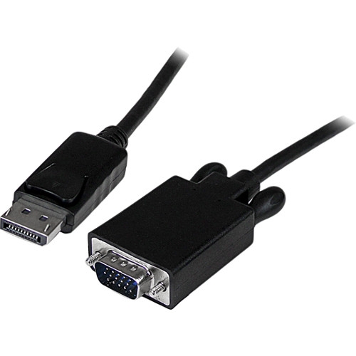 StarTech.com 3 ft DisplayPort to VGA Adapter Converter Cable - DP to VGA 1920x1200 - Black DP2VGAMM3B