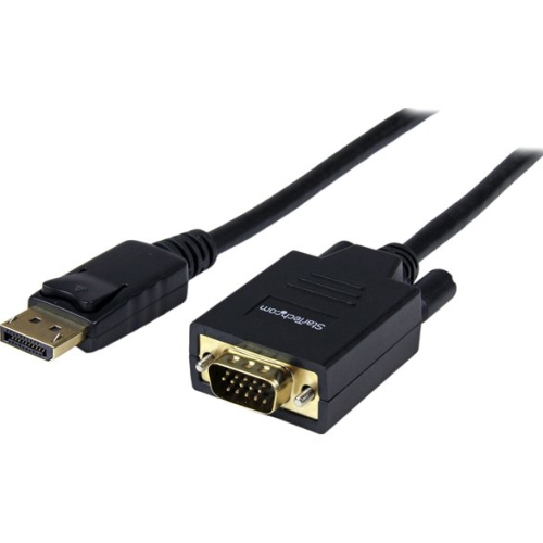 StarTech.com 6 ft DisplayPort to VGA Adapter Converter Cable - DP to VGA 1920x1200 - Black DP2VGAMM6B