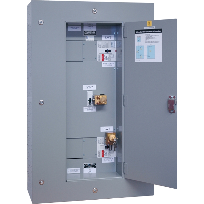 Tripp Lite 3 Breaker Maintenance Bypass Panel for SU60KX, SU60KTV SU60KMBPKX