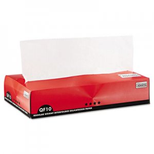 Bagcraft QF10 Interfolded Dry Wax Paper, 10 x 10 1/4, White, 500/Box, 12 Boxes/Carton BGC011010 P011010