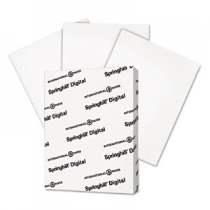 Springhill Digital Vellum Bristol White Cover, 67 lb, 8 1/2 x 11, White, 250 Sheets/Pack SGH016000 016000