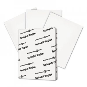 Springhill Digital Index White Card Stock, 110 lb, 8 1/2 x 11, 250 Sheets/Pack SGH015300 015300