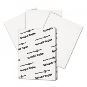 Springhill Digital Index White Card Stock, 90 lb, 8 1/2 x 11, 250 Sheets/Pack SGH015101 015101