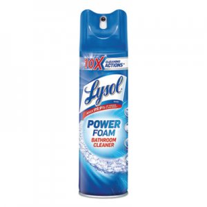 LYSOL Brand Power Foam Bathroom Cleaner, 24oz Aerosol RAC02569 19200-02569