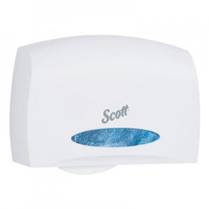 Scott Essential Coreless Jumbo Roll Tissue Dispenser,14 3/10 x 5 9/10 x 9 4/5,White KCC09603
