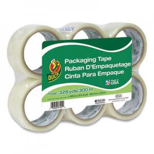 Duck Commercial Grade Packaging Tape, 3" Core, 1.88" x 55 yds, Clear, 6/Pack DUC240053 240053