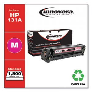 Innovera Remanufactured Magenta Toner, Replacement for HP 131A (CF213A), 1,800 Page-Yield IVRF213A