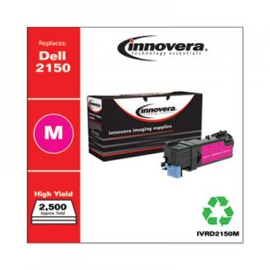 Innovera Remanufactured Magenta High-Yield Toner, Replacement for Dell 2150 (331-0717), 2,500 Page-Yield IVRD2150M
