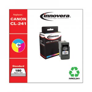 Innovera Remanufactured Tri-Color Ink, Replacement for Canon CL-241 (5209B001), 180 Page-Yield IVRCL241
