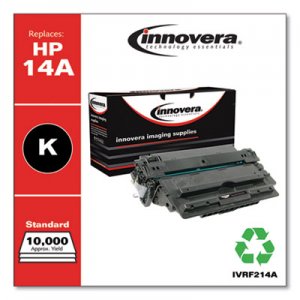 Innovera Remanufactured Black Toner, Replacement for HP 14A (CF214A), 10,000 Page-Yield IVRF214A