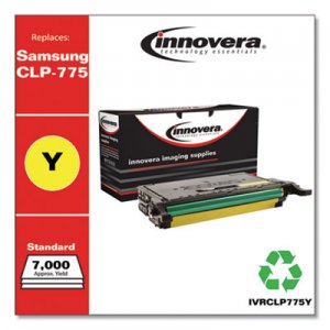 Innovera Remanufactured Yellow Toner, Replacement for Samsung CLP-775 (CLT-Y609S), 7,000 Page-Yield IVRCLP775Y