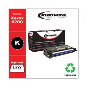 Innovera Remanufactured Black High-Yield Toner, Replacement for Xerox 106R01395, 7,000 Page-Yield IVR6280B