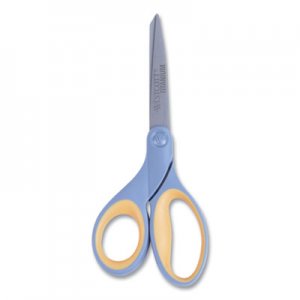 Precision Scissors, 8 Long, 3.13 Cut Length, Gray/Red Straight