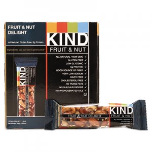 KIND Fruit and Nut Bars, Fruit and Nut Delight, 1.4 oz, 12/Box KND17824 17824