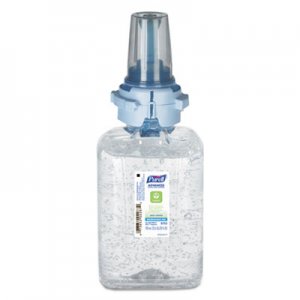 PURELL Green Certified Advanced Refreshing Gel Hand Sanitizer, For ADX-7, 700 mL, Fragrance-Free, 4/Carton GOJ870304CT 8703-04