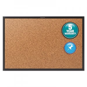 Quartet Classic Series Cork Bulletin Board, 48x36, Black Aluminum Frame QRT2304B 2304B