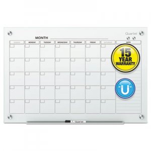 Quartet Infinity Magnetic Glass Calendar Board, 48 x 36 QRTGC4836F GC4836F