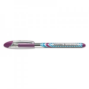SchneiderA Slider Stick Ballpoint Pen, 1.4 mm, Purple Ink, Purple/Silver Barrel RED151208 151208