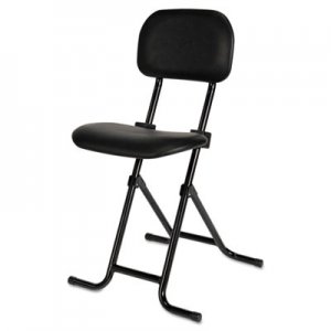 Alera IL Series Height-Adjustable Folding Stool, Black ALECS612