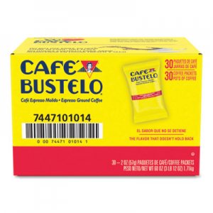 Caf Bustelo Coffee, Espresso, 2oz Fraction Pack, 30/Carton FOL01014 7447101014