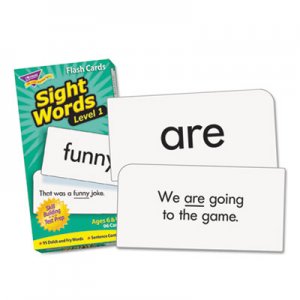 TREND Skill Drill Flash Cards, 3 x 6, Sight Words Set 1 TEPT53017 T53017