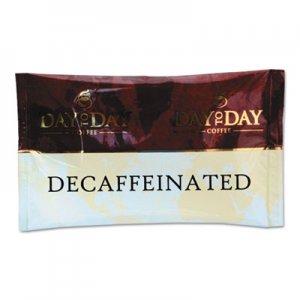 Day to Day Coffee 100% Pure Coffee, Decaffeinated, 1.5 oz Pack, 42 Packs/Carton PCO23004 23004