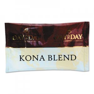 Day to Day Coffee 100% Pure Coffee, Kona Blend, 1.5 oz Pack, 42 Packs/Carton PCO23002 23002