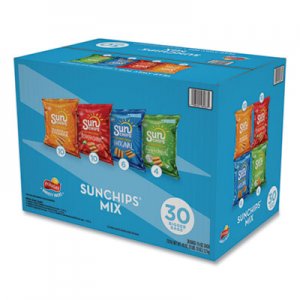 SunChips Variety Mix, Assorted Flavors, 1.5 oz Bags, 30 Bags/Box LAY49932 67652