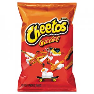 Cheetos Crunchy Cheese Flavored Snacks, 2 oz Bag, 64/Carton LAY44366 028400443661