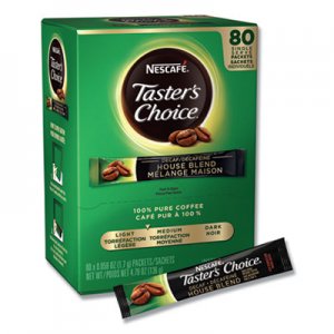 Nescafe Taster's Choice Stick Pack, Decaf, 0.06oz, 80/Box NES66488 00028000664886