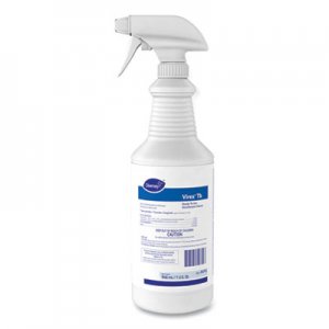 Diversey Virex TB Disinfectant Cleaner, Lemon Scent, Liquid, 32 oz Bottle, 12/Carton DVO04743 04743.