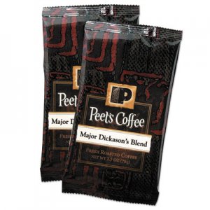 Peet's Coffee & Tea Coffee Portion Packs, Major Dickason's Blend, 2.5 oz Frack Pack, 18/Box PEE504916 504916
